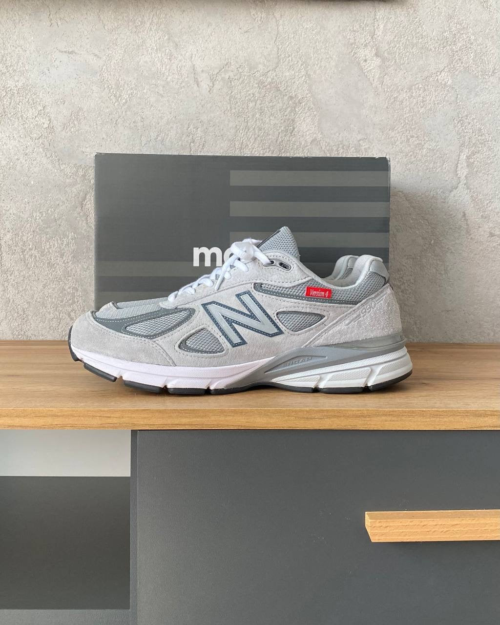 New Balance 990v4 "Grey Red Label"