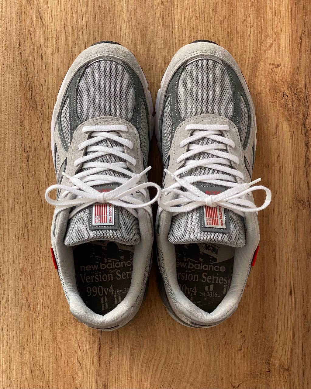 New Balance 990v4 "Grey Red Label"