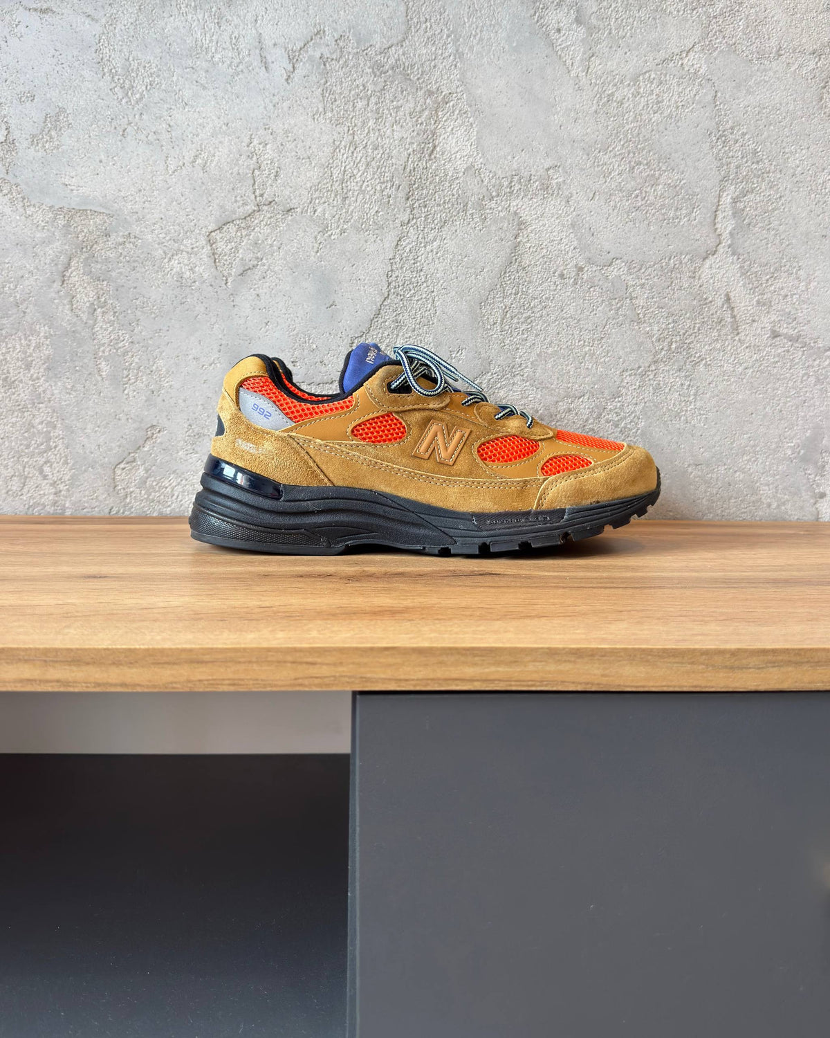 New Balance 992 Action Bronson “Tan Orange Blue”