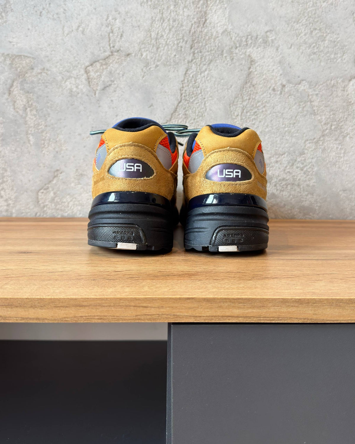 New Balance 992 Action Bronson “Tan Orange Blue”