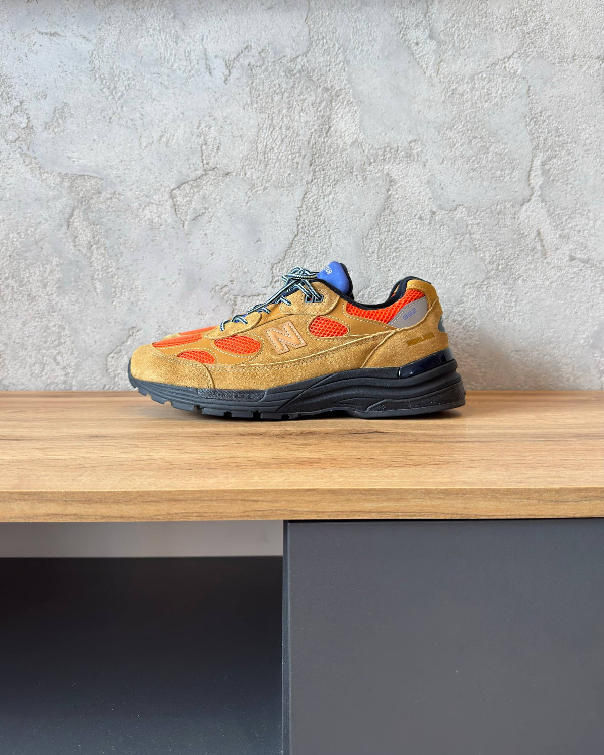 New Balance 992 Action Bronson “Tan Orange Blue”
