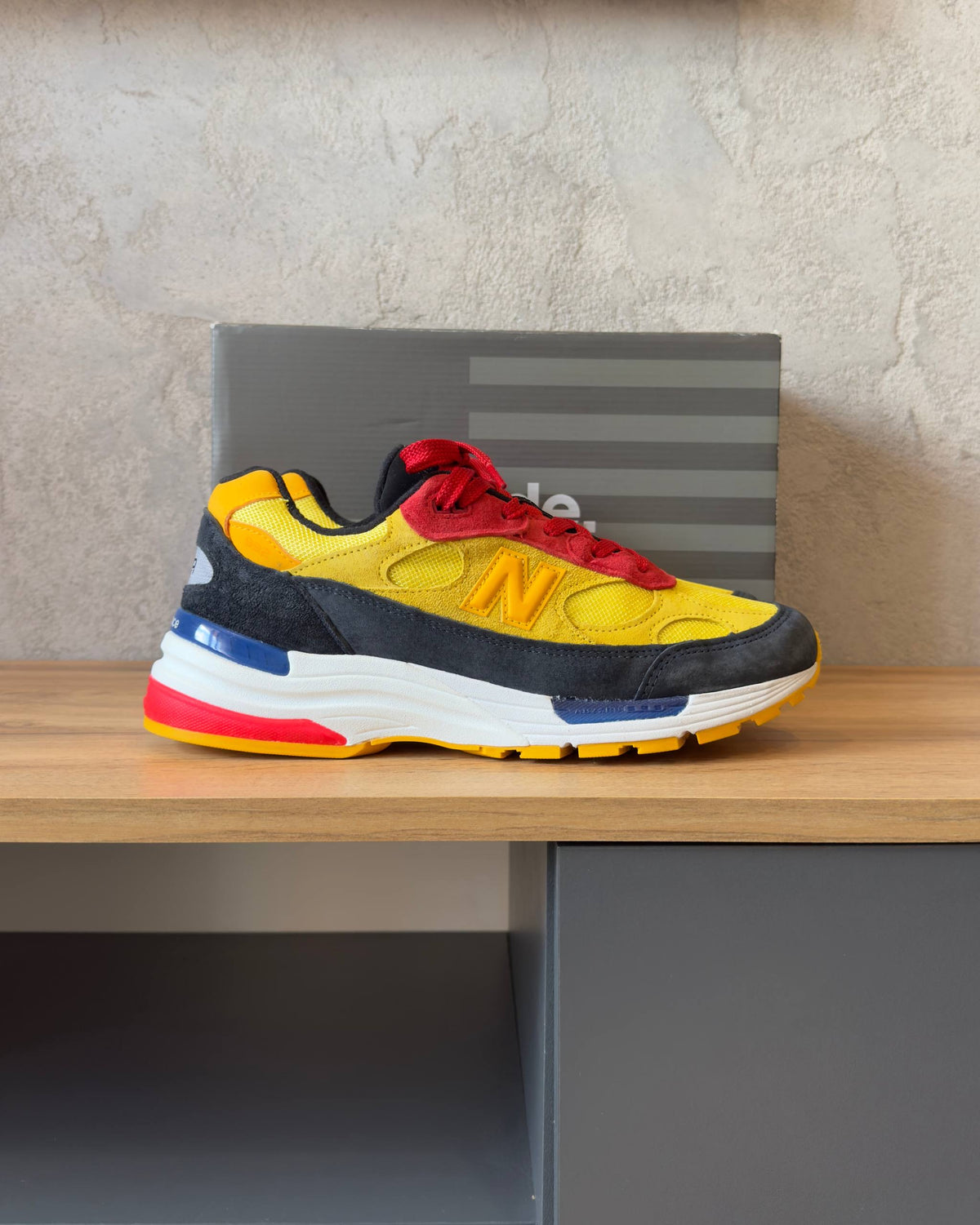 New Balance 992 “Atomic Yellow Red”