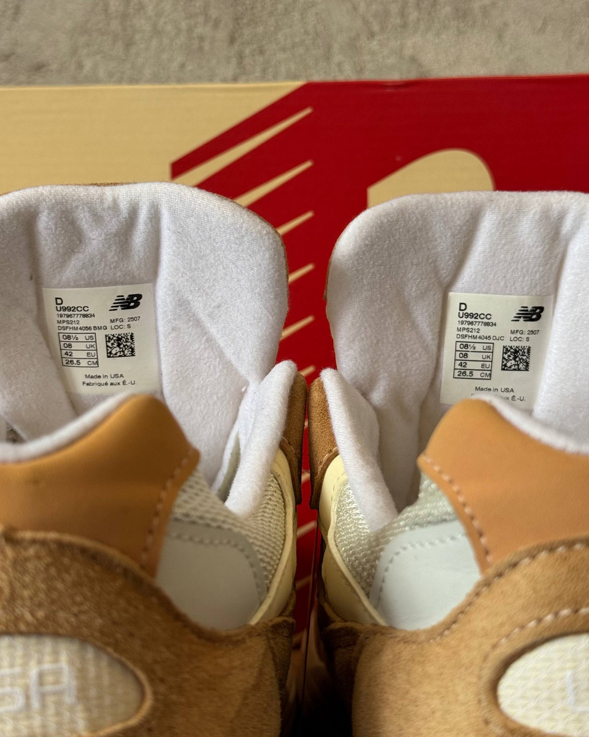 New Balance 992 Teddy Santis “Sweet Caramel”