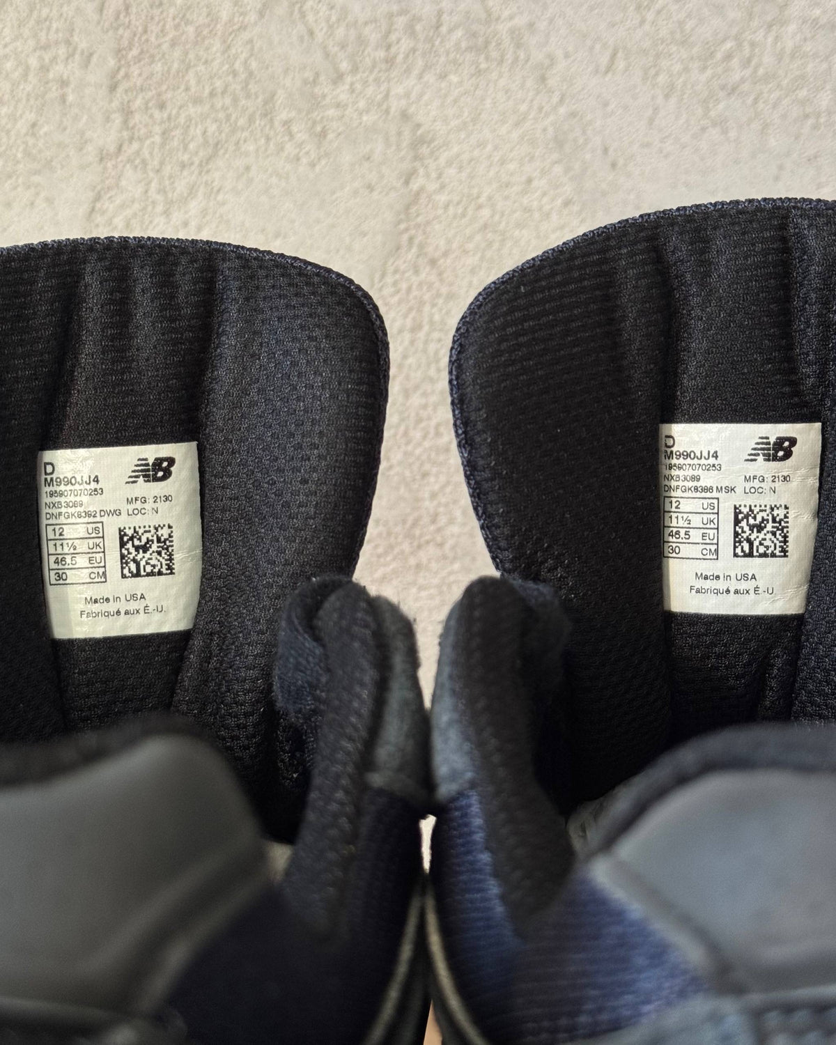 New Balance 990v4 JJJJound "Navy"