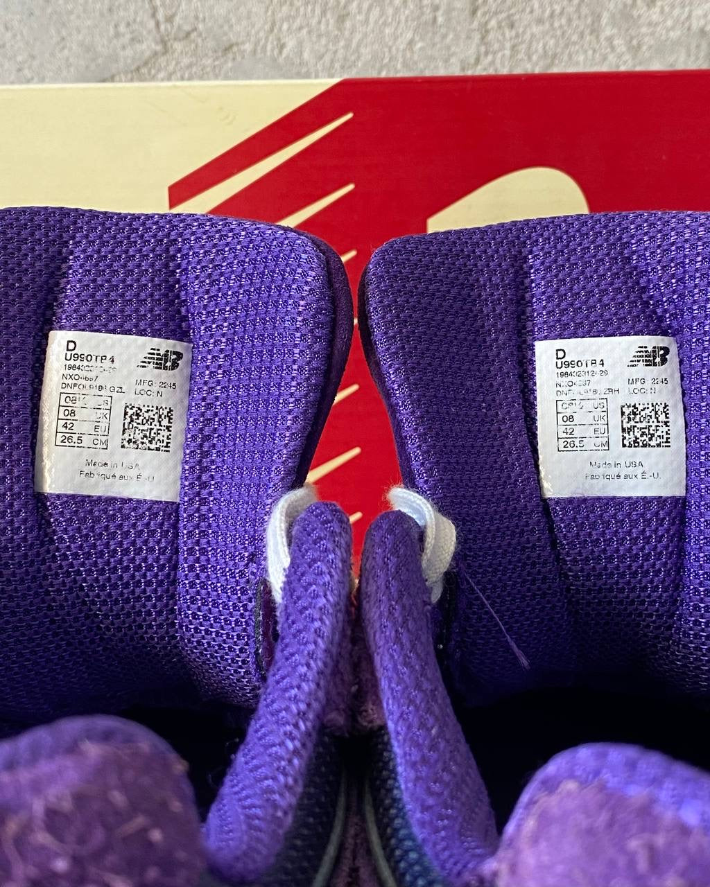 New Balance 990v4 Teddy Santis "Plum Purple"