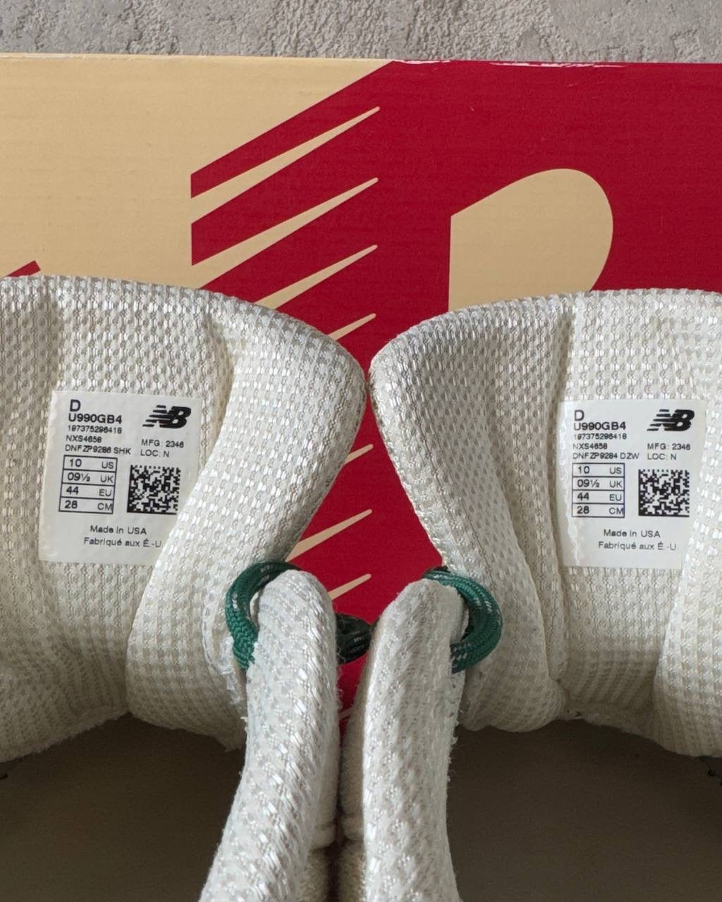 New Balance 990v4 Teddy Santis "Macadamia Nut"