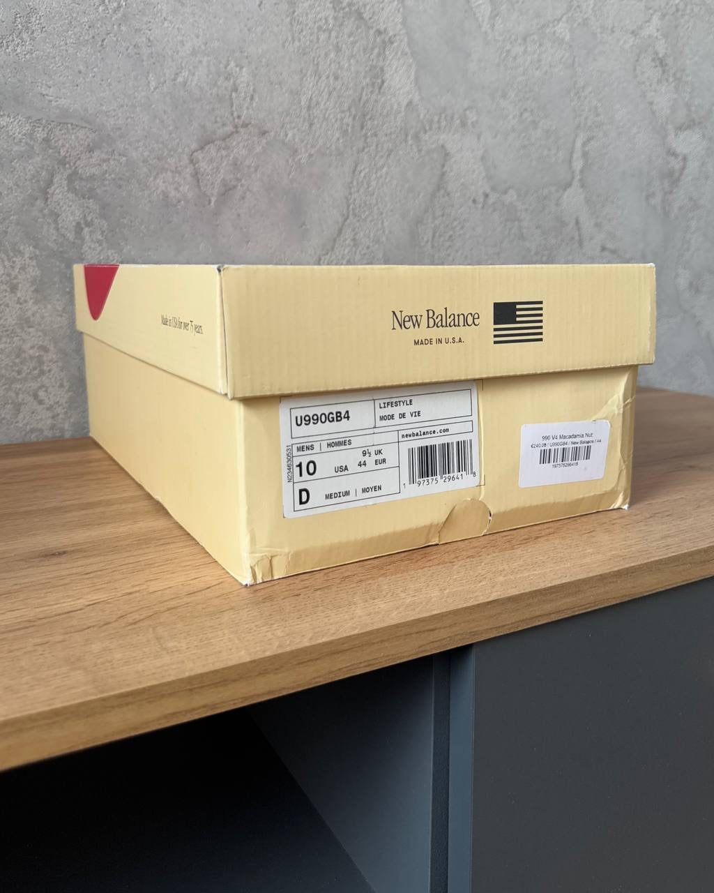 New Balance 990v4 Teddy Santis "Macadamia Nut"