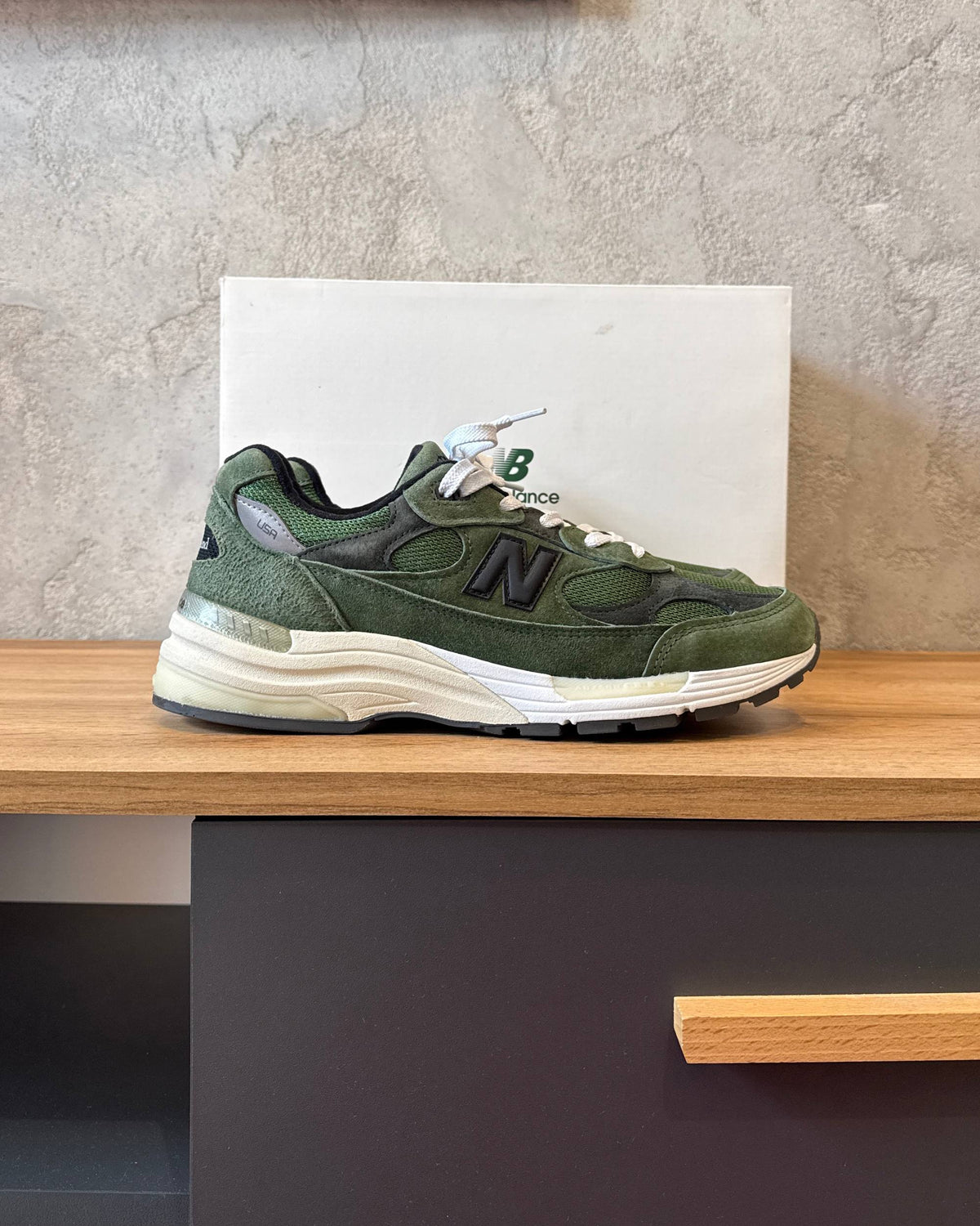 New Balance 992 JJJJound "Mossy Green"