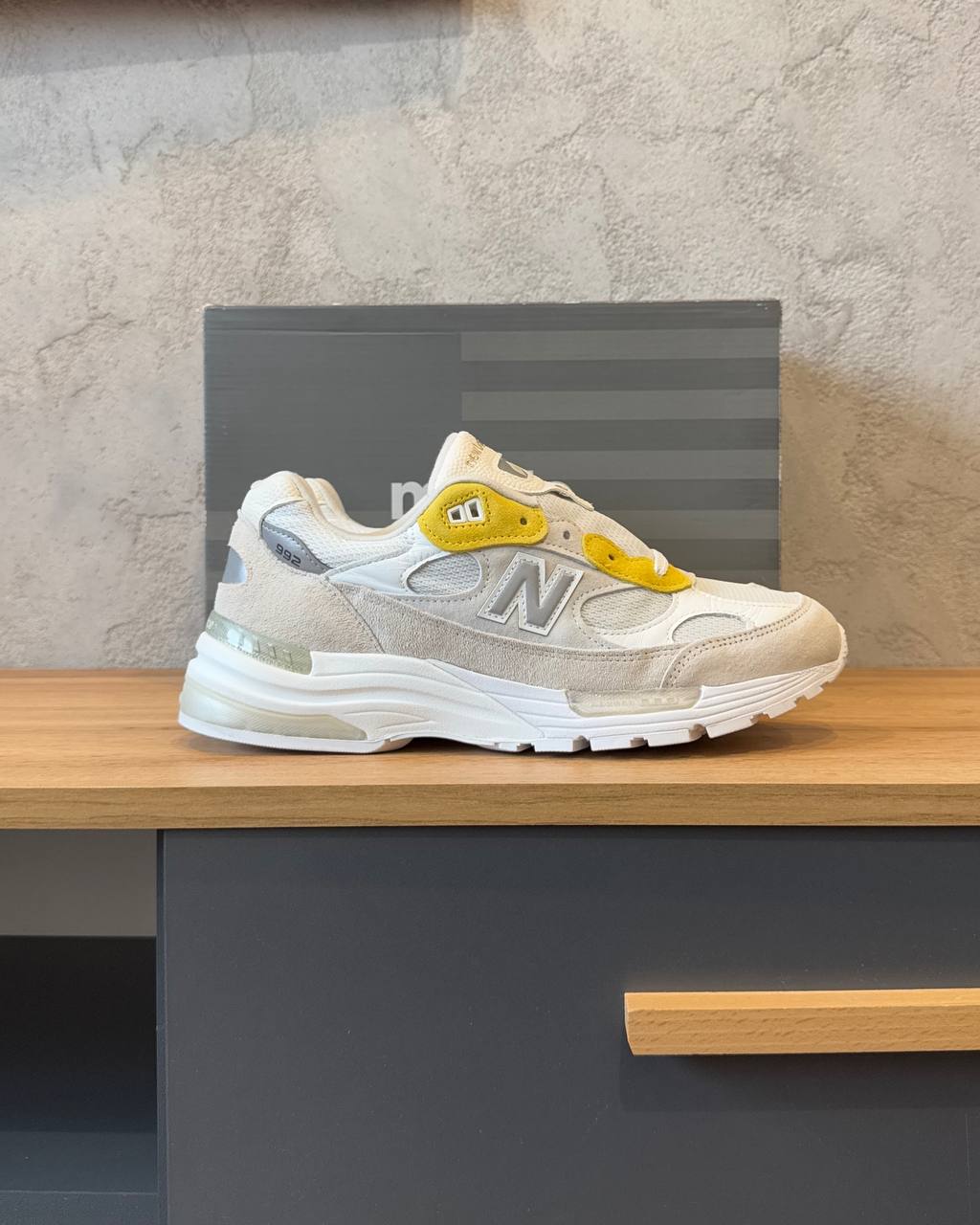 New Balance 992 Paperboy Paris "Fried Egg"