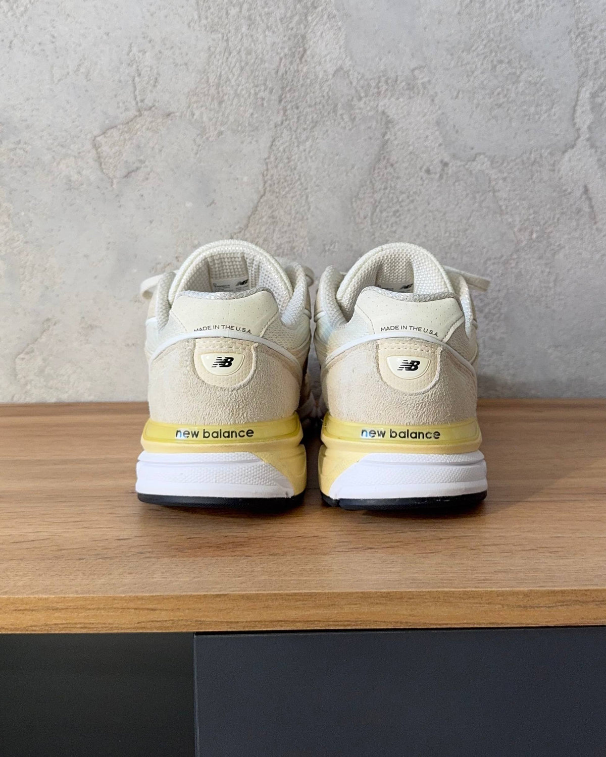New Balance 990v4 Stussy "White"