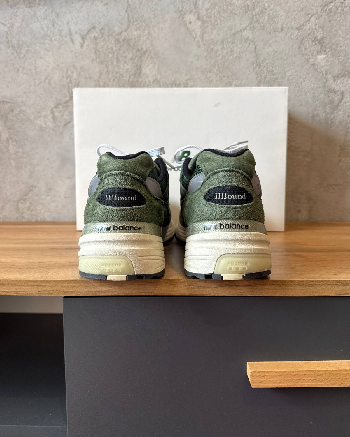 New Balance 992 JJJJound "Mossy Green"