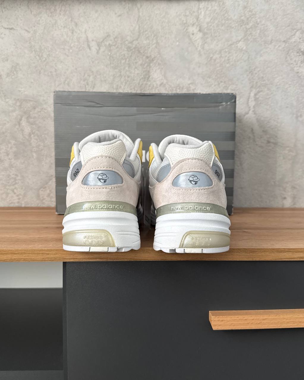 New Balance 992 Paperboy Paris "Fried Egg"