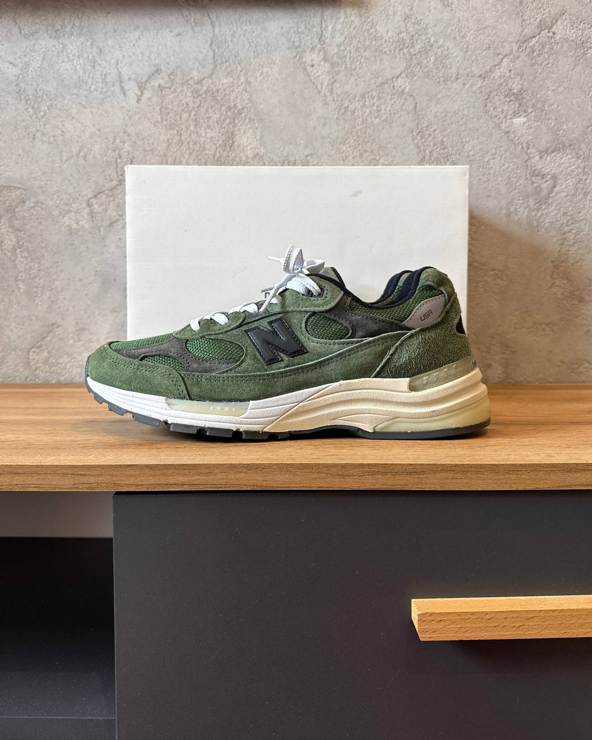 New Balance 992 JJJJound "Mossy Green"