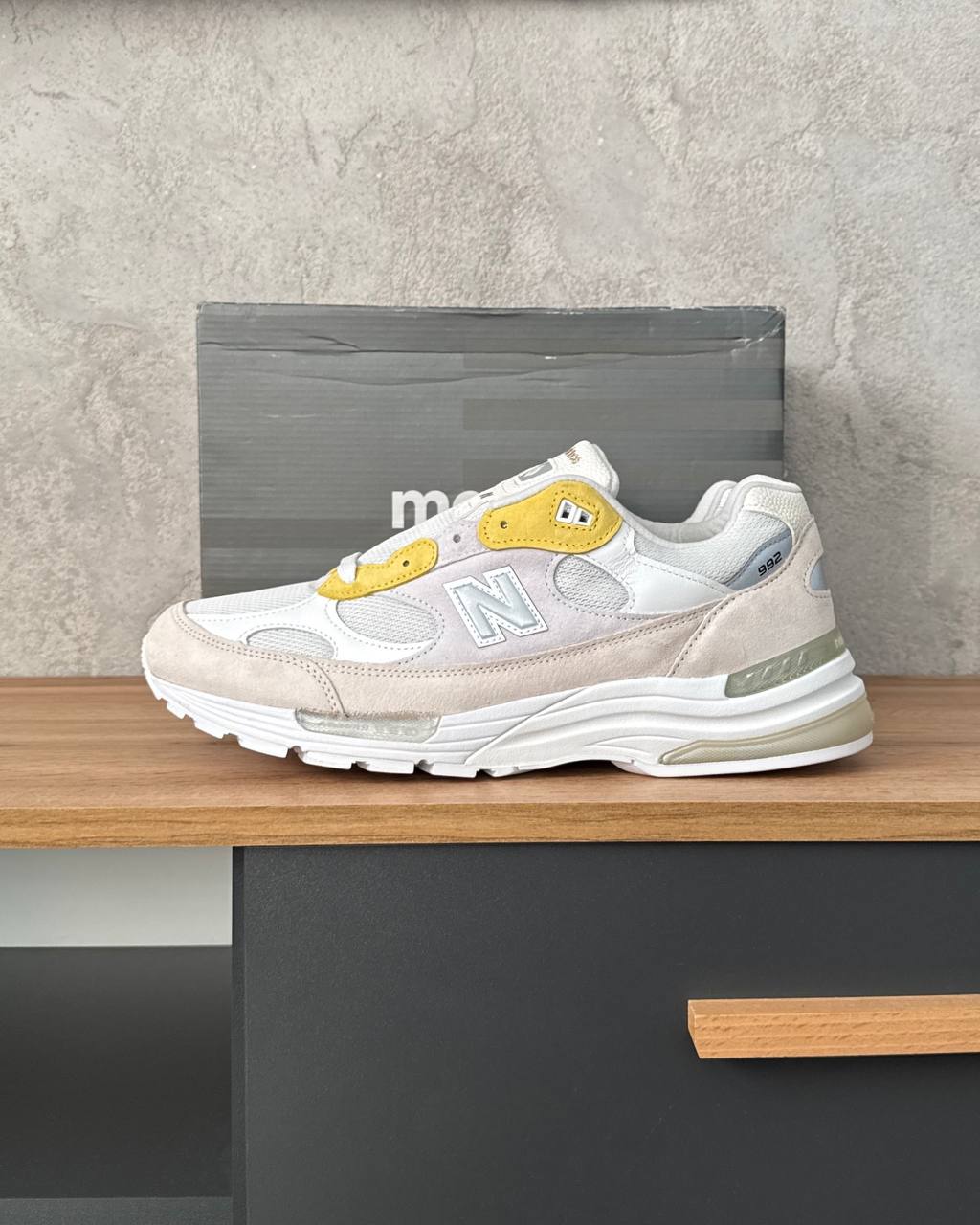 New Balance 992 Paperboy Paris "Fried Egg"