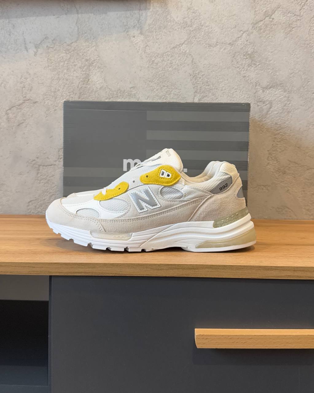 New Balance 992 Paperboy Paris "Fried Egg"