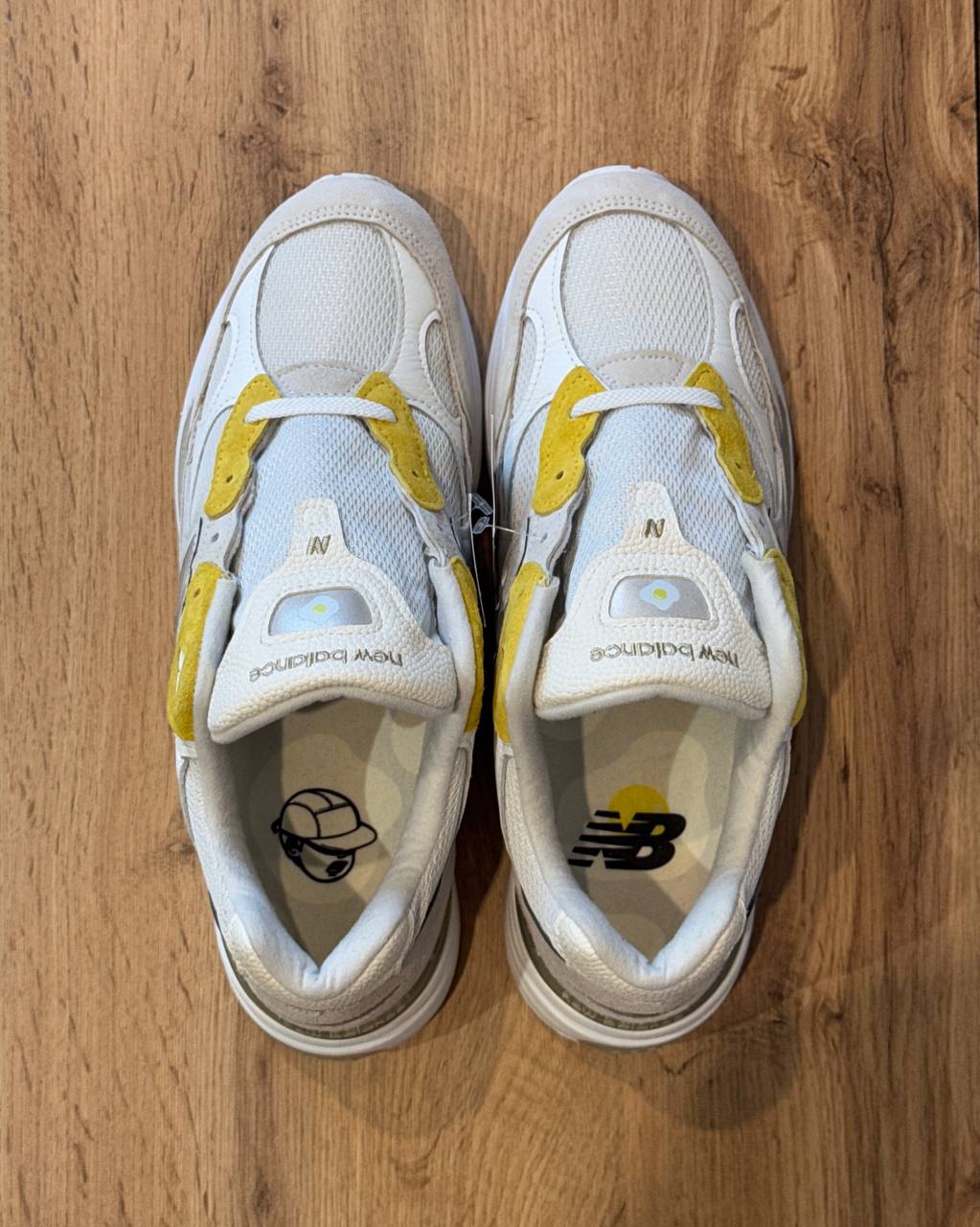 New Balance 992 Paperboy Paris "Fried Egg"