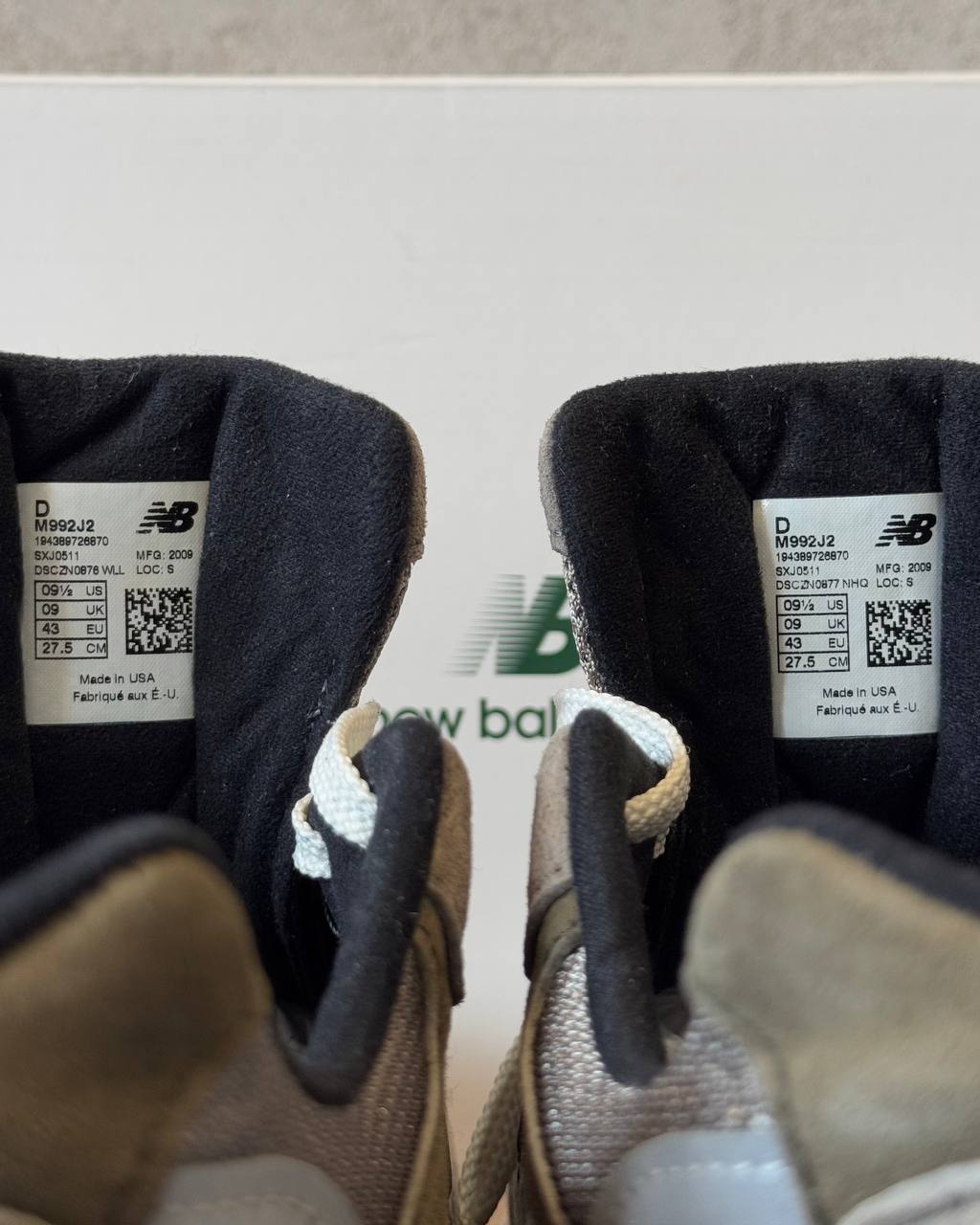 New Balance 992 JJJJound "Grey"